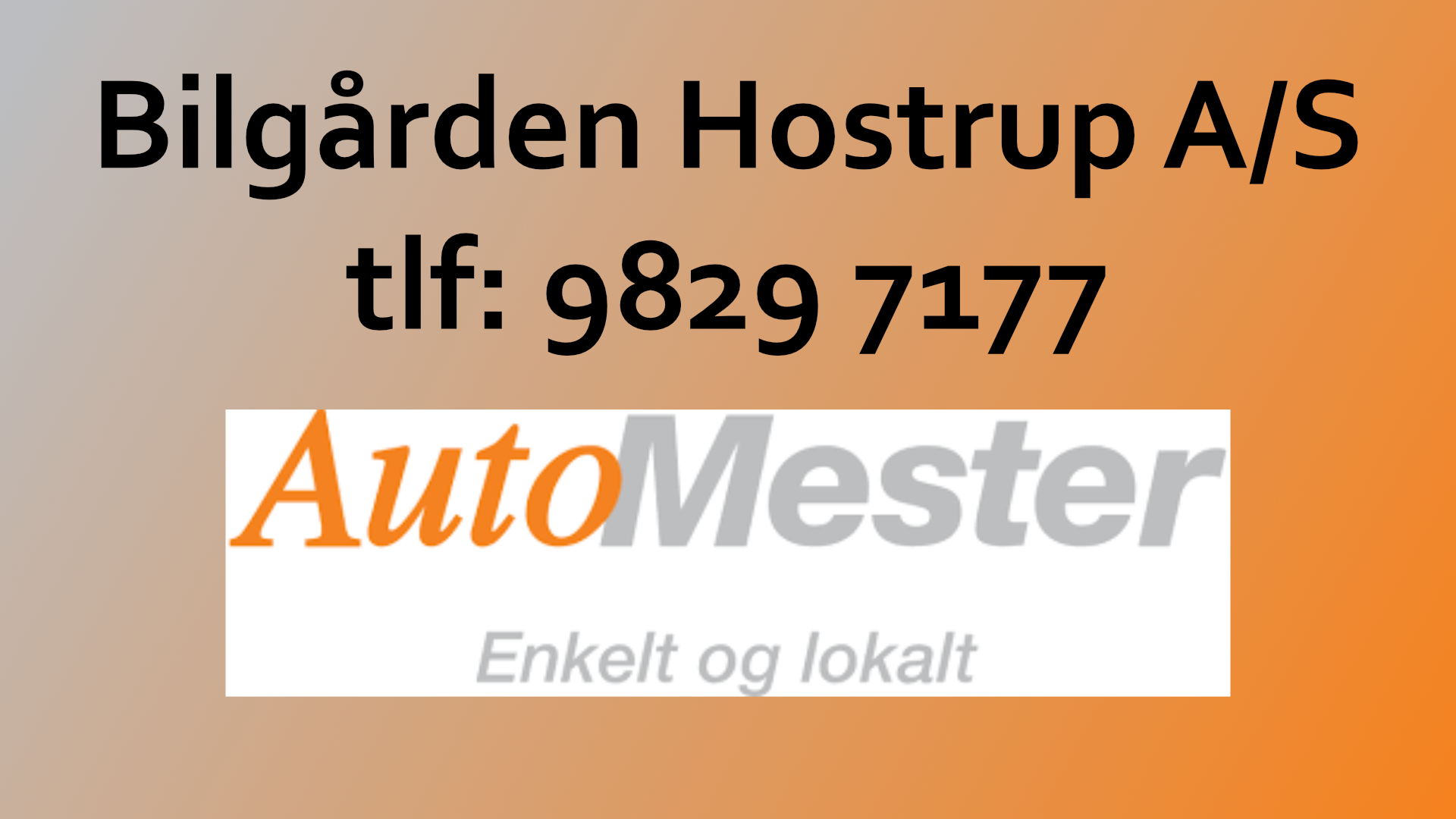 Bilgården Hostrup